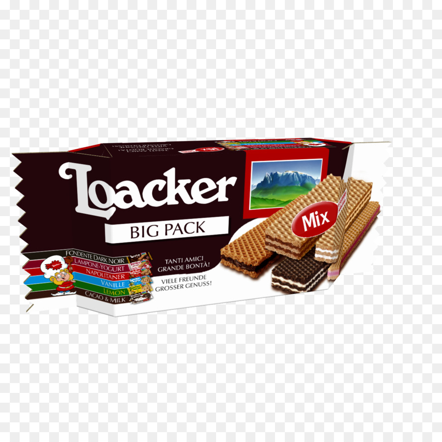 Wafer Bozen Loacker Milk Chocolate - Milch pack