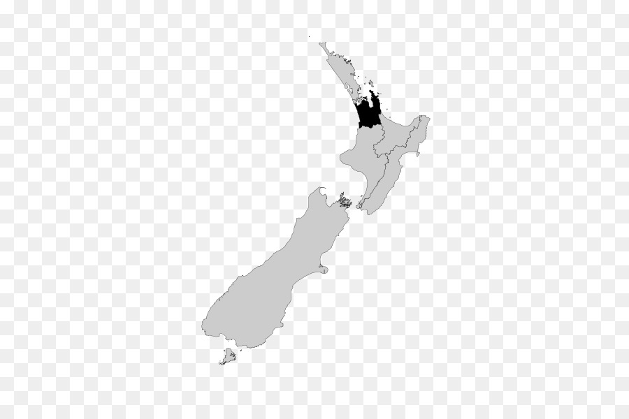 Hauraki-Waikato Auckland Nelson West Coast - bản đồ