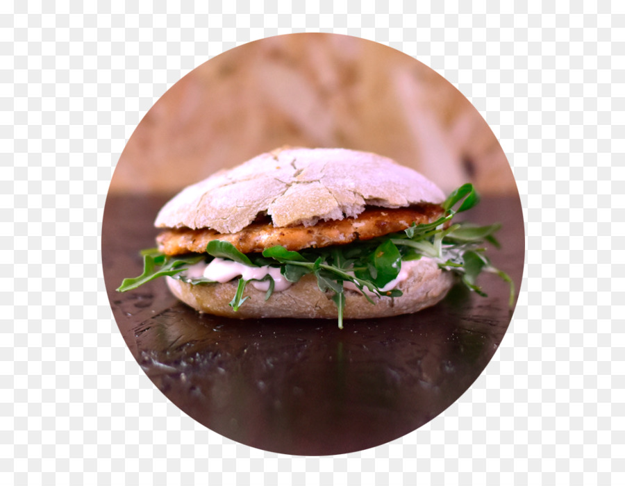 Lachs-burger-Hamburger-Frühstück-sandwich Pan bagnat Buffalo burger - frischer Lachs