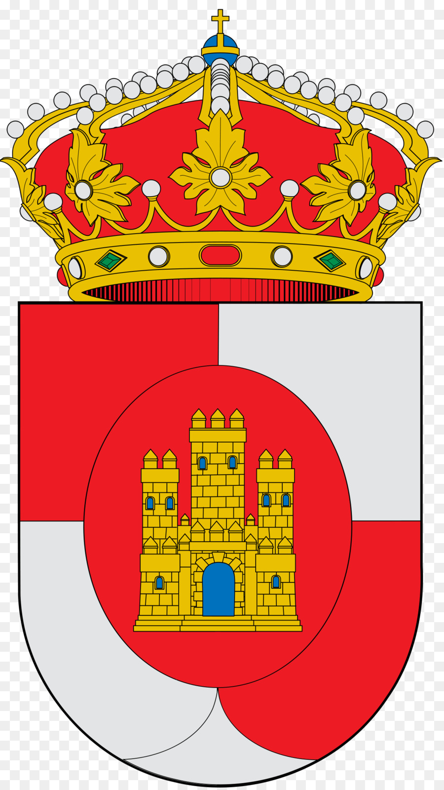 Benalmádena La Algaba Escutcheon Coat of arms Wappen von Kastilien La Mancha - Königin