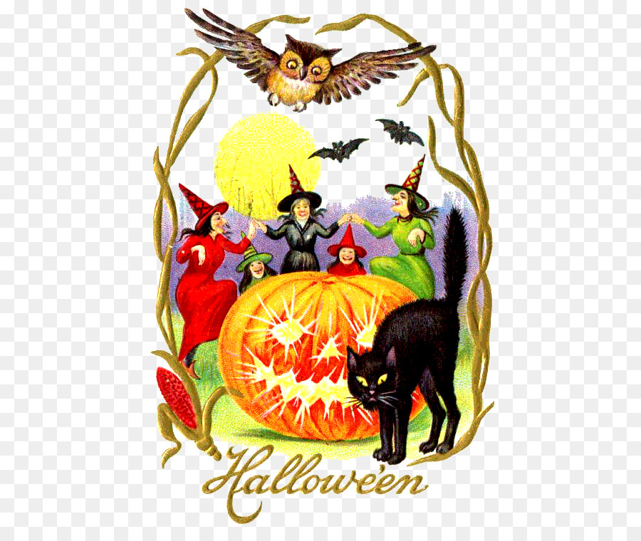 Halloween Karte Jack o' lantern - Paniermehl