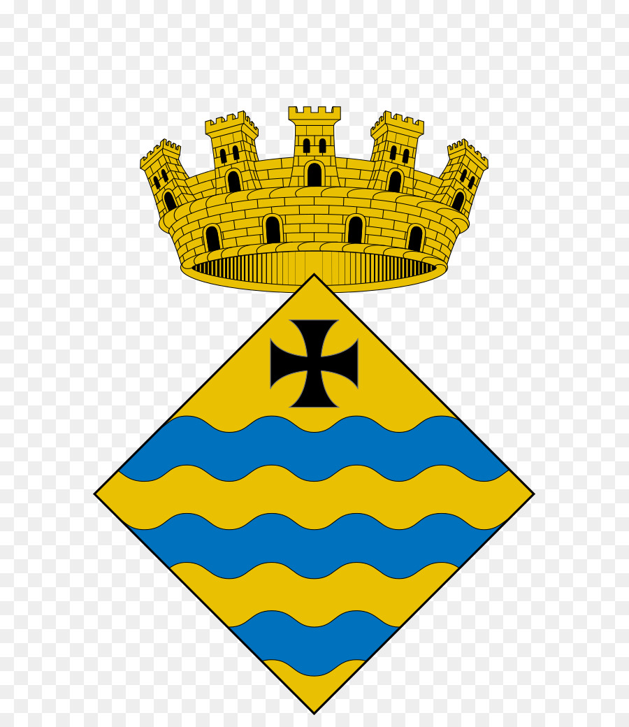 Olesa zu sehen de Montserrat Guissona Mollet del Valles Wappen in der Provinz von Tarragona - Gold
