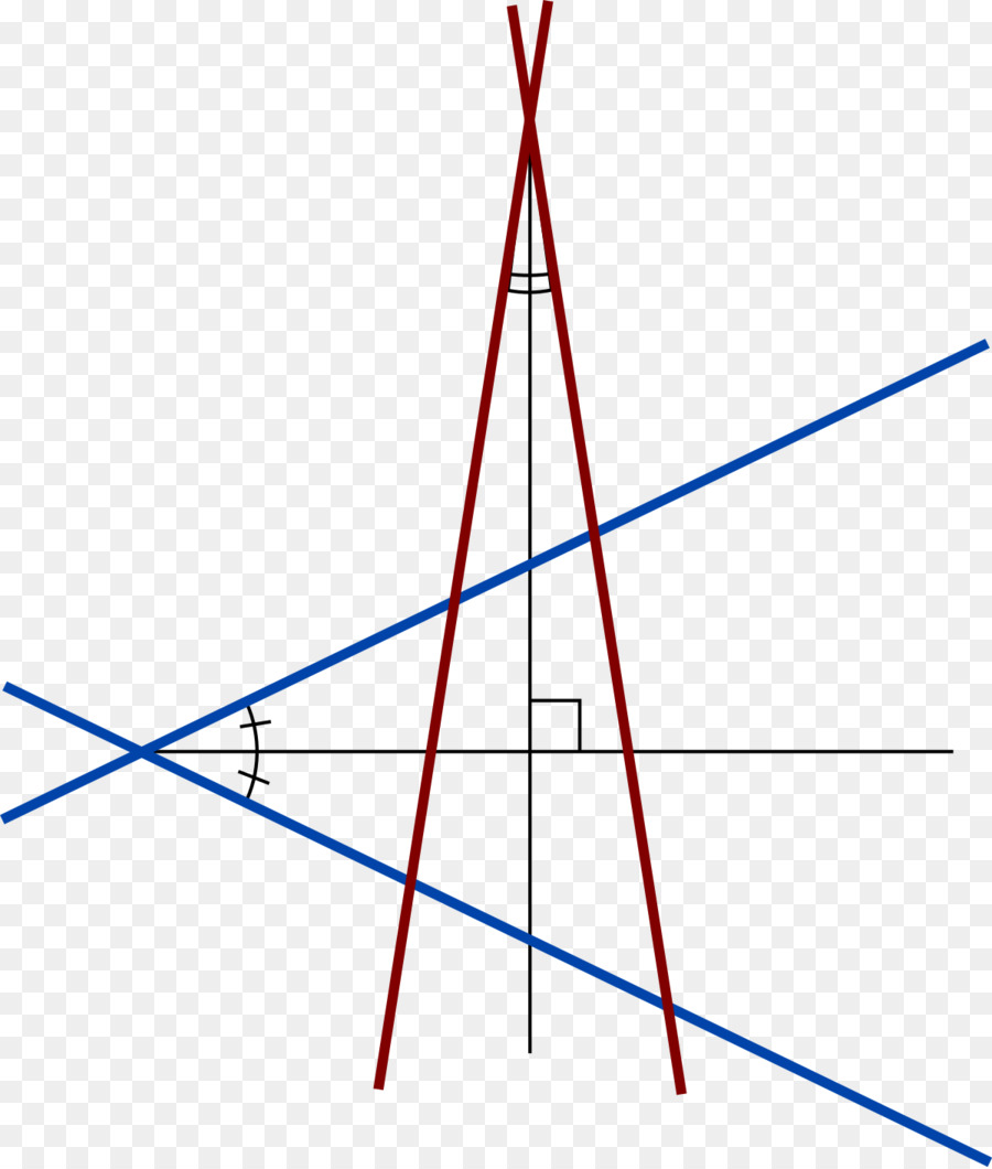 Antiparallel Dreieck, Linie, Mathematik - Dreieck
