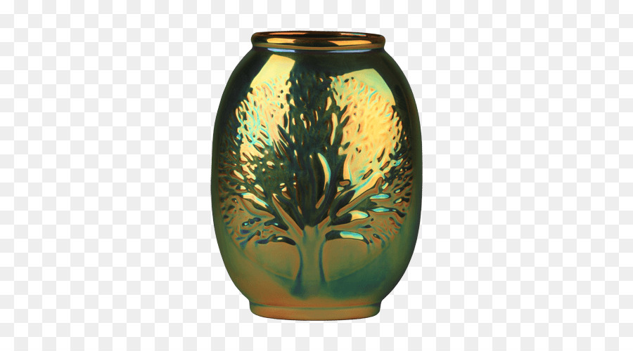 Vaso In Ceramica Porcellana Zsolnay Eozin - vaso