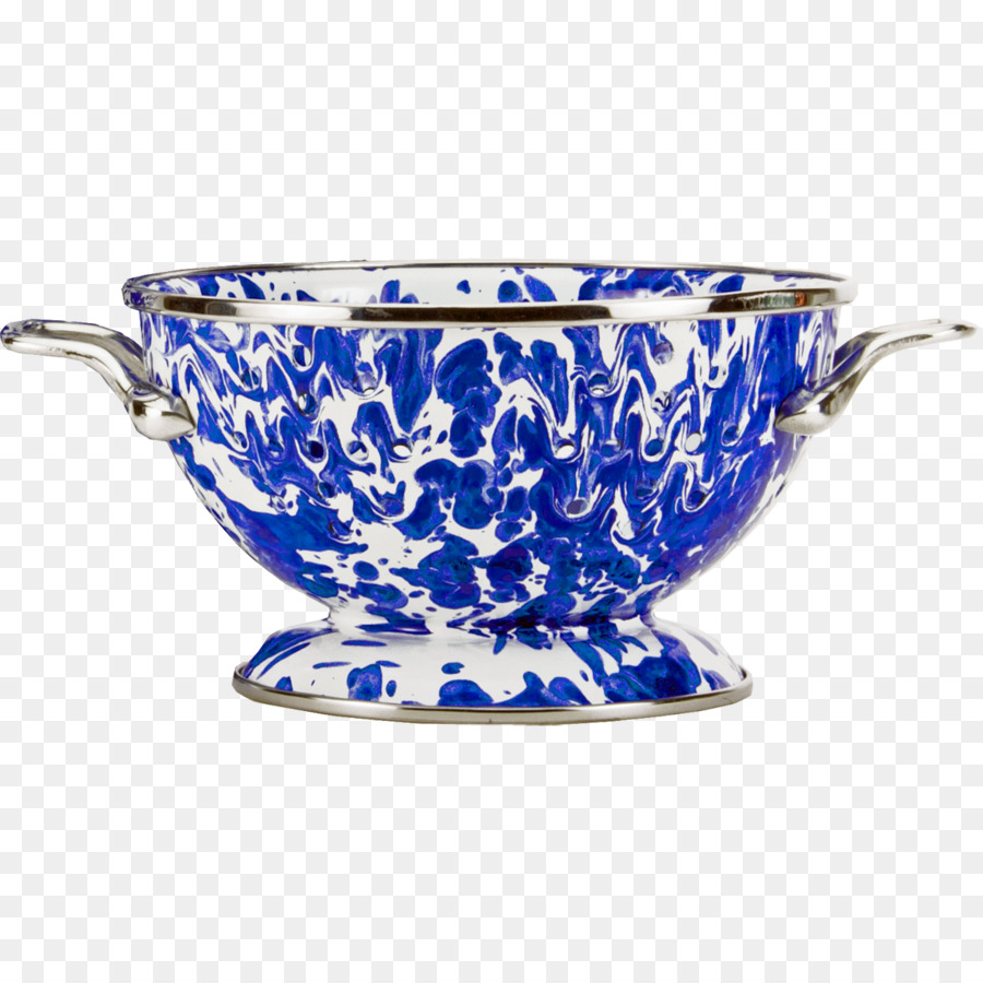 Sieb Kobalt Blaue Keramik-Sieb Geschirr - andere