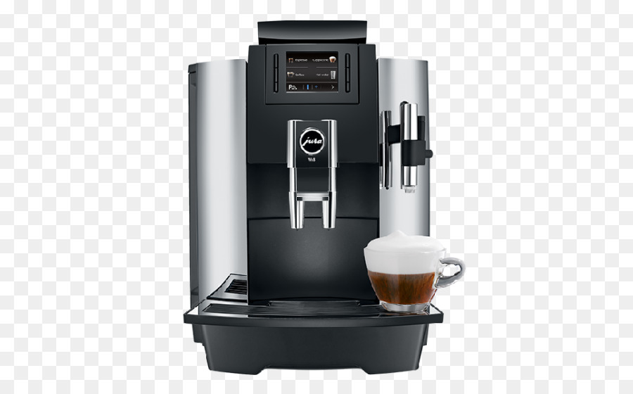 Kaffee Espresso Cafe Jura WE8 Milch beschmutzt - Kaffee
