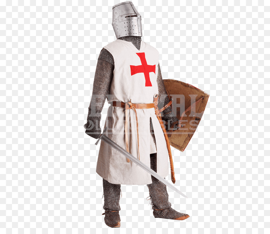 Cavaliere Crociati, Templari Medioevo Surcoat - cavaliere templare