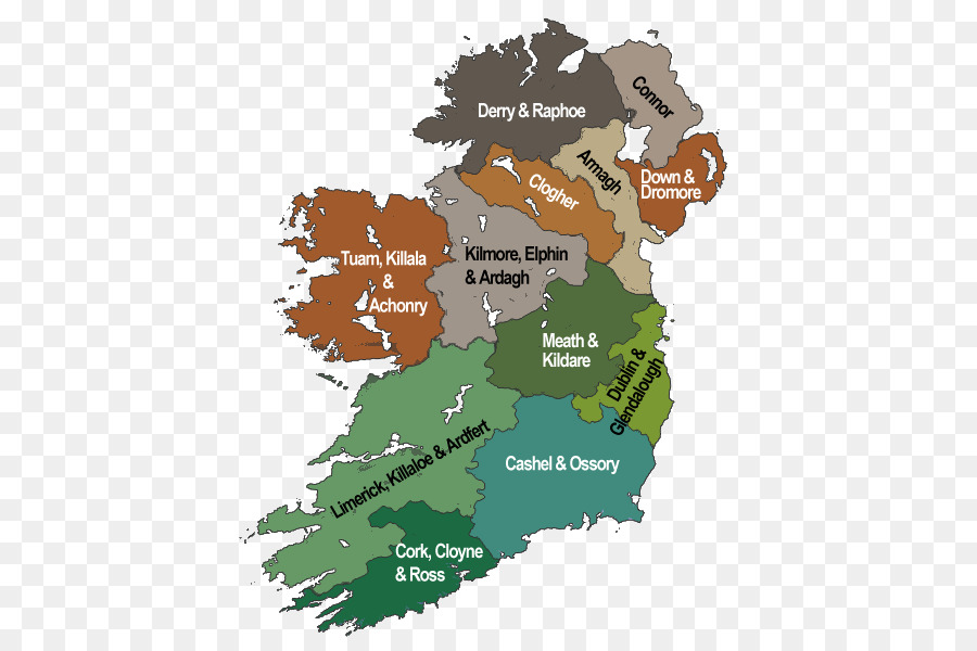 Anglikanischen Diözese von Derry und Raphoe Kirche von Irland anglikanischen Kommunion - Irland map