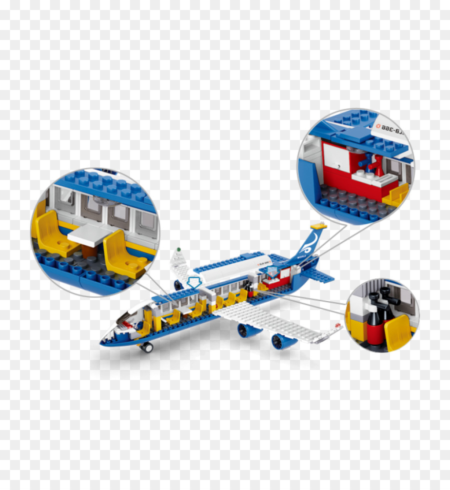 Aereo Giocattolo blocchi di Lego City - aereo
