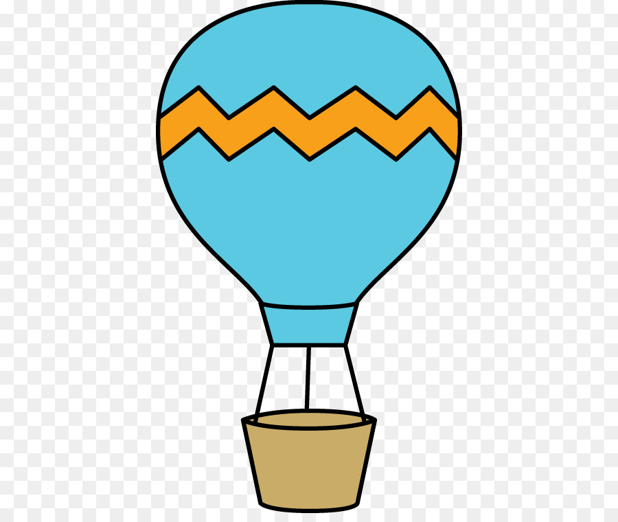 Heißluftballon Clip Art - blau heiß Luft Ballon