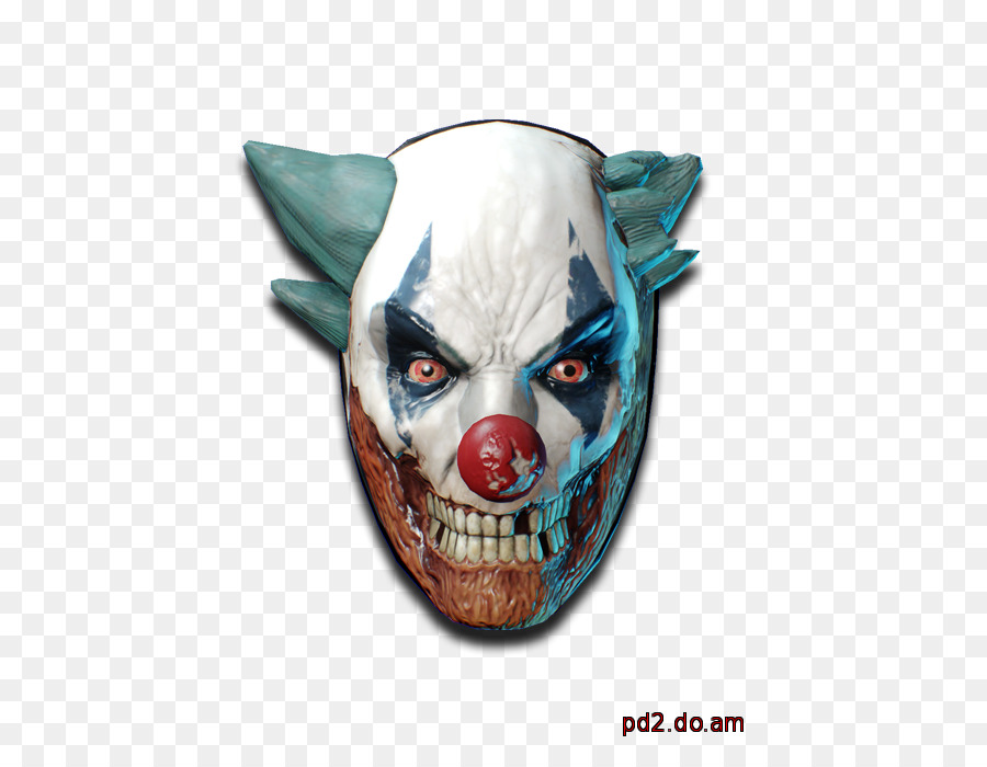 Payday 2 Payday: The Heist Male Maschera da clown - clown