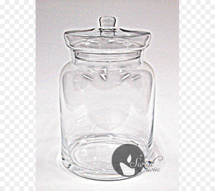 Glasflasche Bombonierka Einmachglas Deckel - Glas