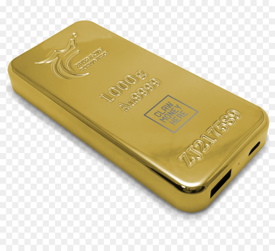 Gold bar Elektronik-Akku-Ladegerät - Gold