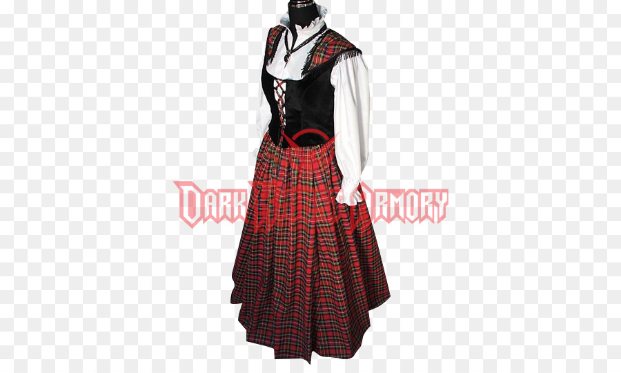 Scozia Highland abito Tartan Costume Abbigliamento - Abito