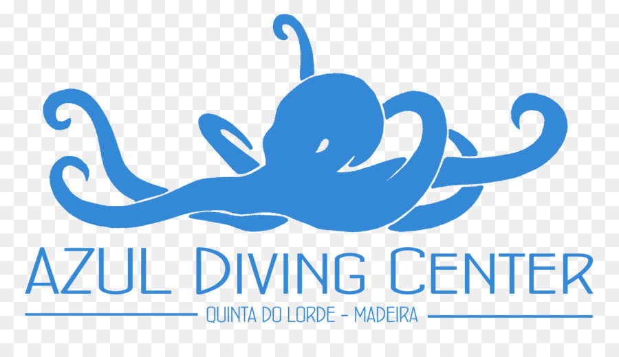 Logo lặn Dưới nước trung tâm Lặn lặn biển màu Xanh trung Tâm Lặn Madeira - những người khác