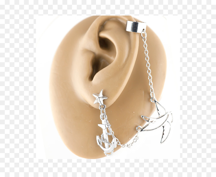 Ohrring Halskette Körper Schmuck - Halskette