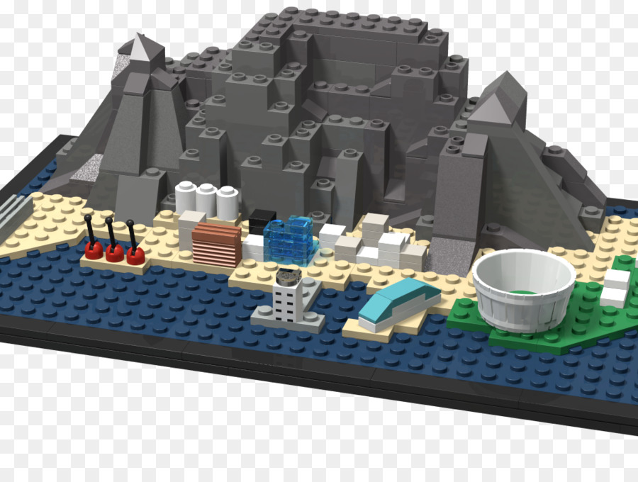 Lego Jurassic World Table Mountain Lego Idee Lego Architecture - montagna