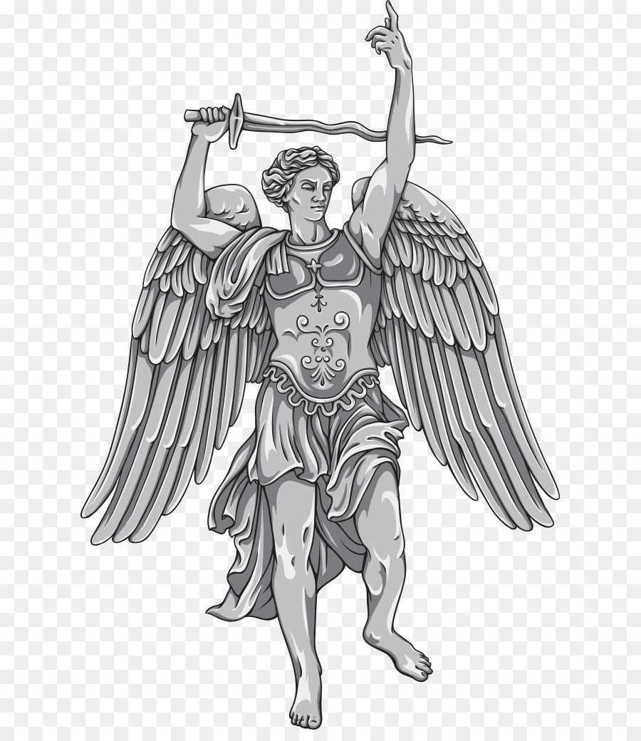Bird Line Drawing png is about is about Angel, Michael, Archangel, Saint, G...