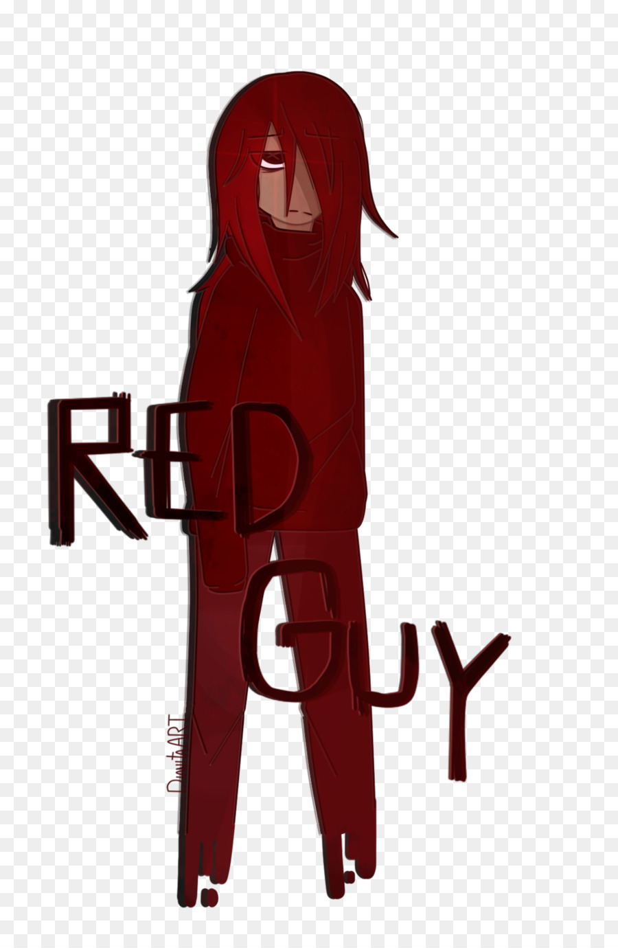 Red Guy Red Puppet Ersten Red Scare Fan-Kunst - selbst Schaden
