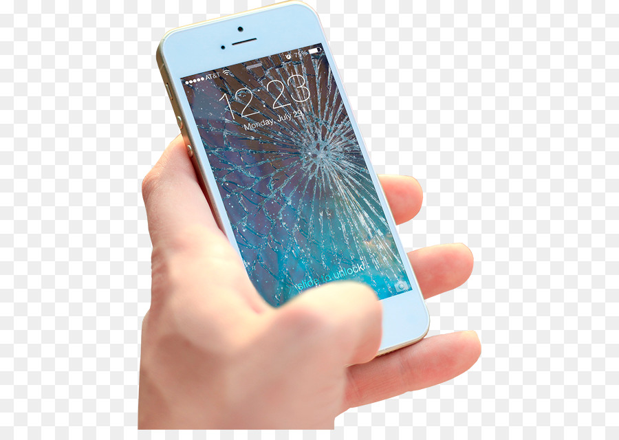 Gebrochenen Bildschirm Streich-iPhone-7-Technologie iPhone X - rissige Telefon