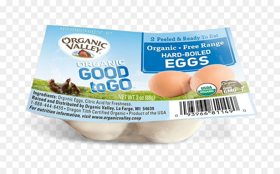 Bio-Lebensmittel, Hart gekochtes ei, Bio-Valley - hart gekochte Eier