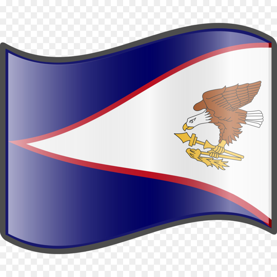 Flagge von Amerikanisch-Samoa Ziegel-Midnight blue - Flagge