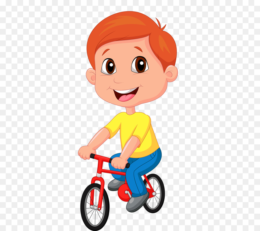 Bicicletta Cartoon fotografia Stock - bambini sport