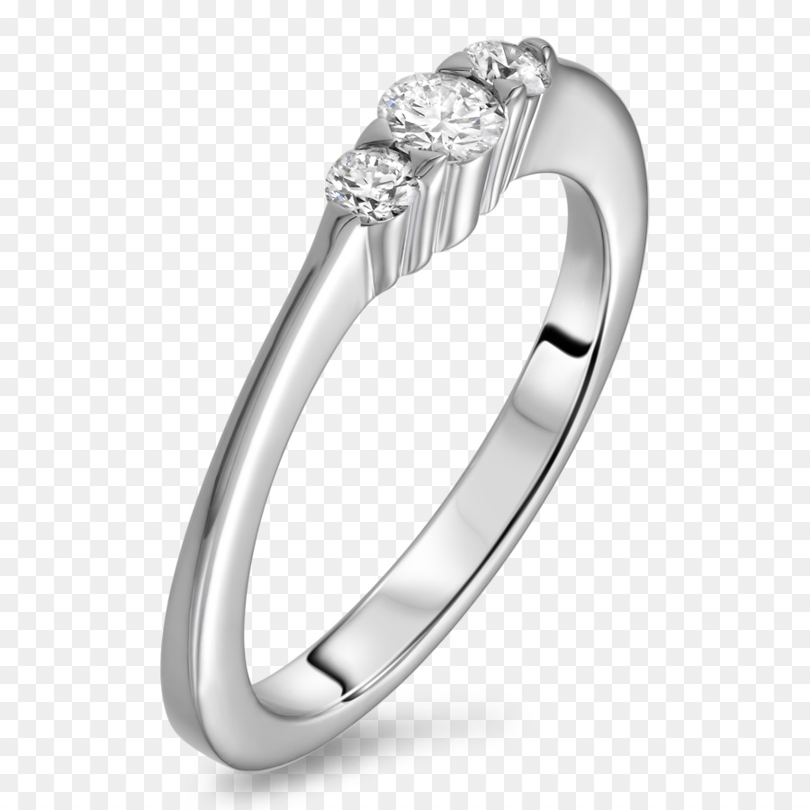 Diamant Trilogie ring Schmuck Hochzeit ring - Diamant