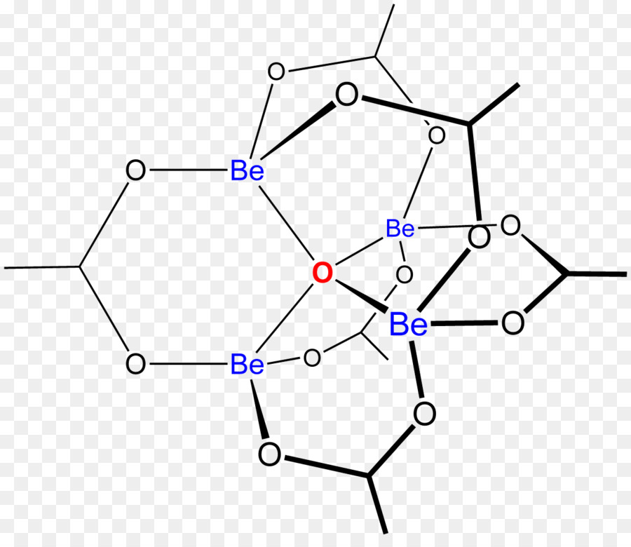 Basic-beryllium-Acetat Zink-Acetat-Chemische Verbindung - Salz