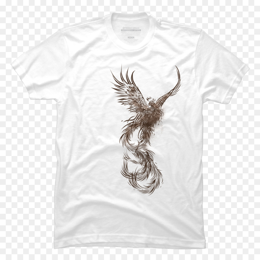Tattoo-Fenghuang Phoenix T-shirt-Menschliche körperliche Erscheinung - Phoenix