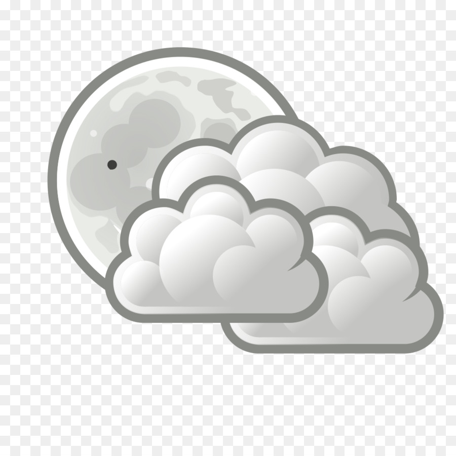 Dự báo thời tiết u Ám Máy tính Biểu tượng Clip nghệ thuật - cloud đêm