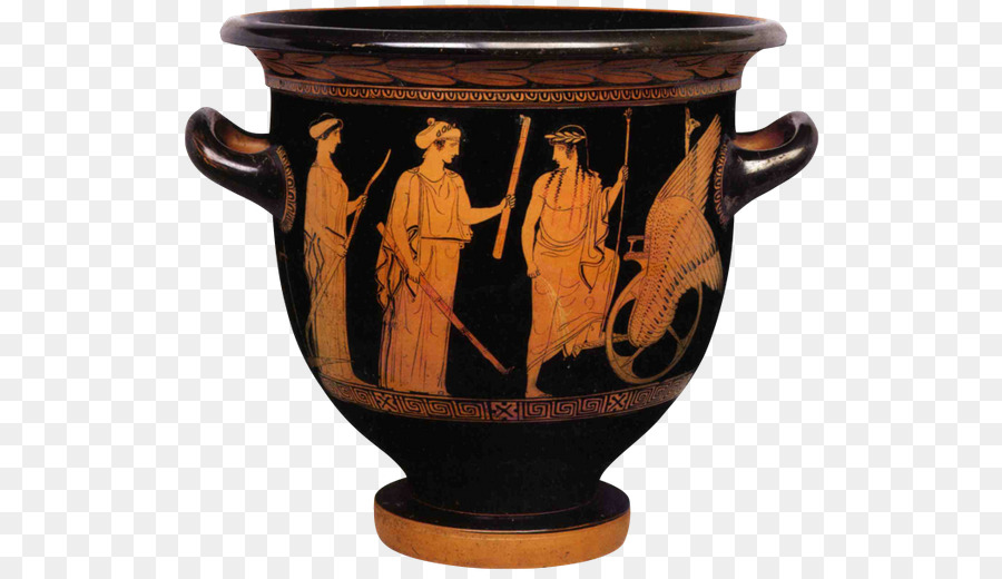 Das Antike Griechenland Vase Geometrischer Kunst Krater - Vase