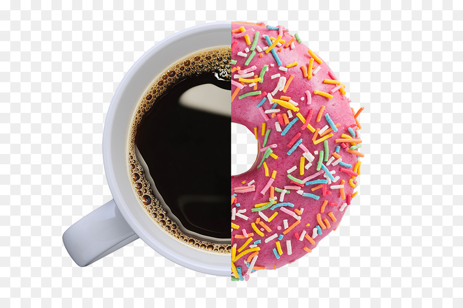 Kaffee cup Standing Dog Interactive Espresso Donuts und Streusel - Kaffee und donuts