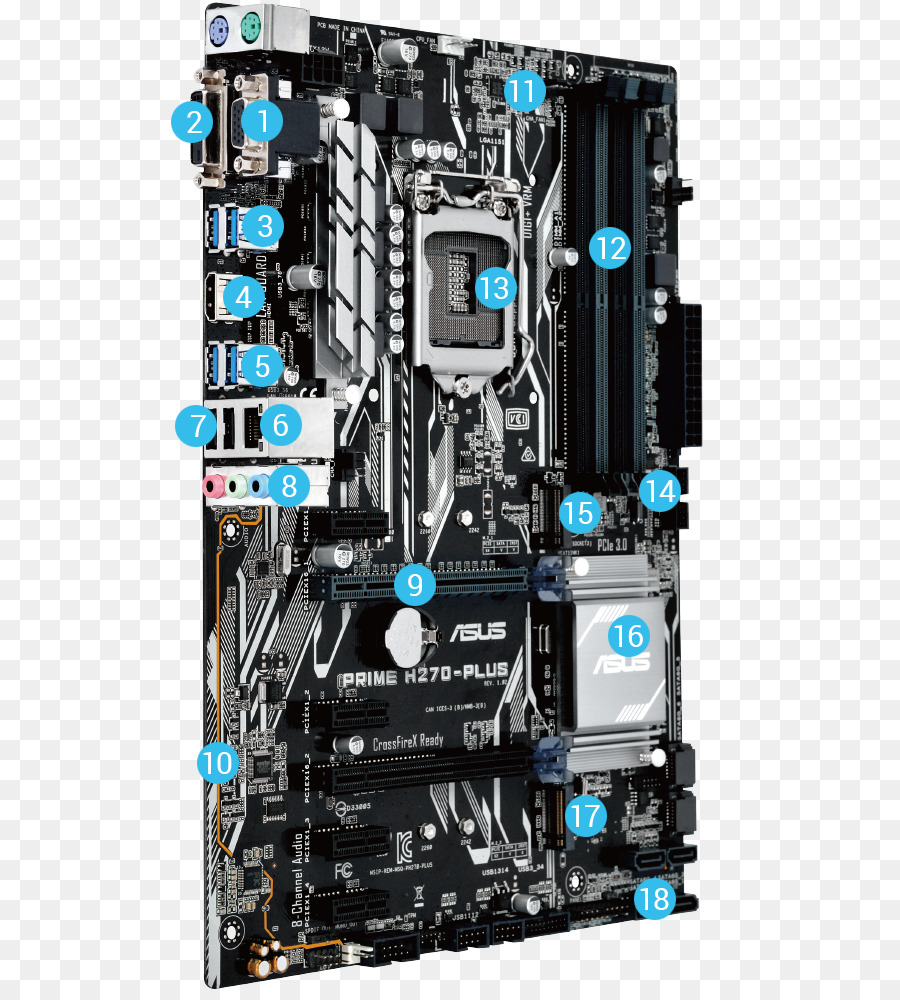 Intel ASUS 90MB0S90 M0EAY0 Mainboard sockel LGA 1151 华硕 - Intel