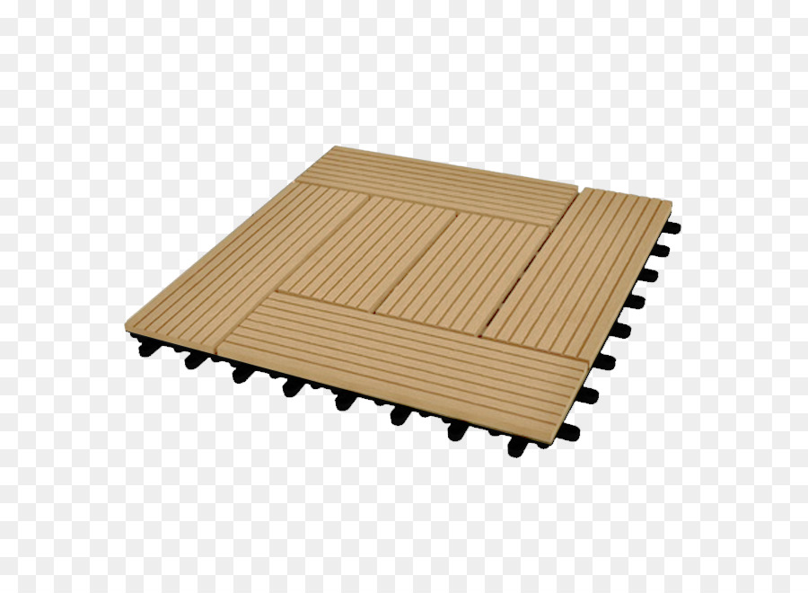 Holz-Kunststoff-Verbund-Fliesen-Deck-Quadratmeter-Terrasse - Holz