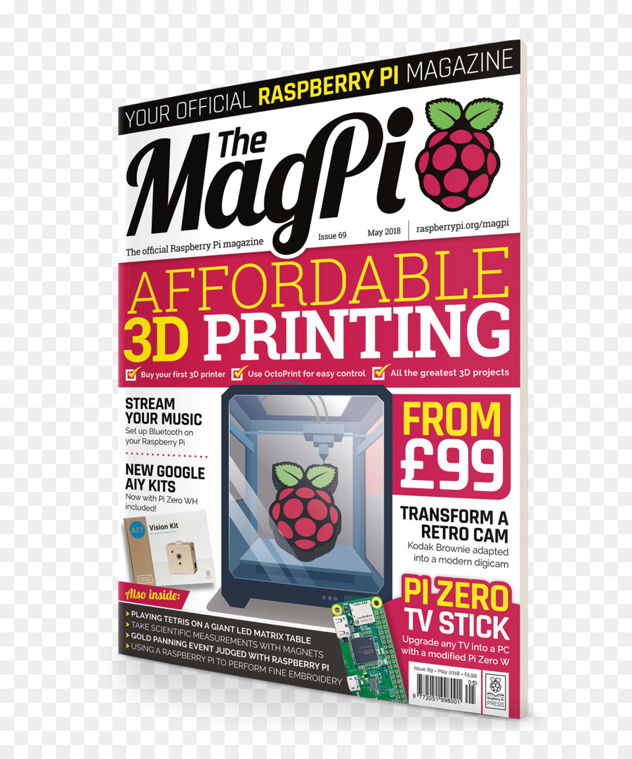 Pi Các MagPi in 3D Máy tính - máy tính
