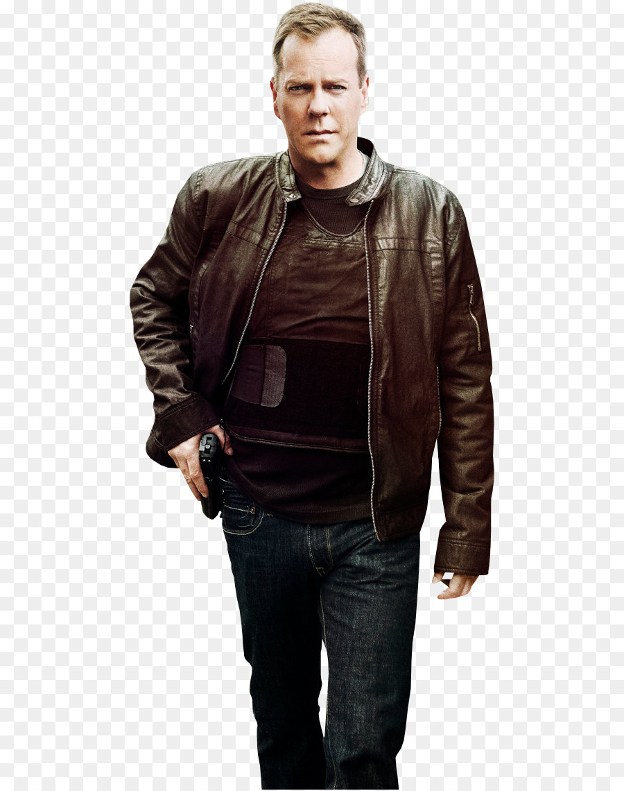 Kiefer Sutherland-Leder-Jacke Jack Bauer 0 TV-show - Jack MA