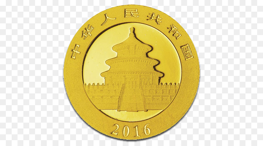 Moneta Cinese Gold Panda Gigante panda - Moneta