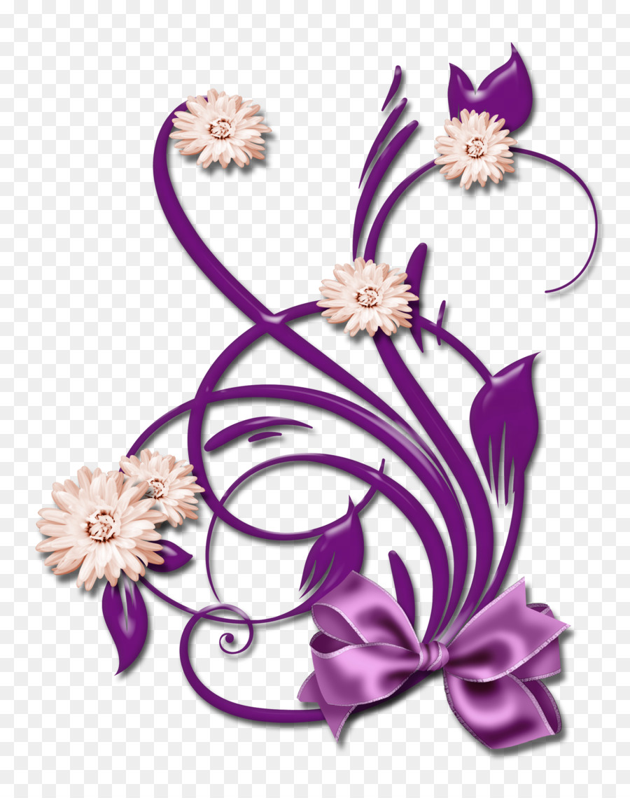 Disegno floreale di Petali di fiori recisi - Design