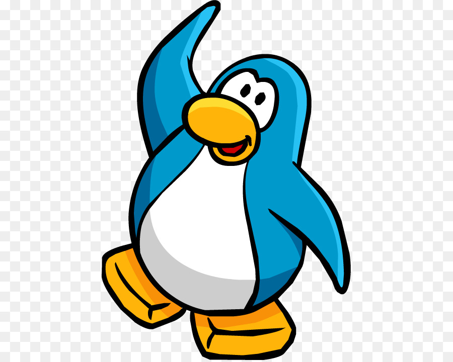 Club Penguin Pinguin Vogel Blau - Pinguin