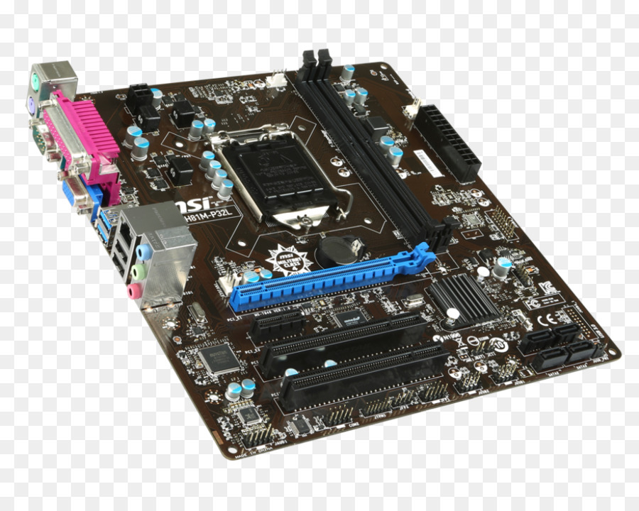 Intel LGA 1150 Mainboard MSI H81M P32L CPU sockel - Intel