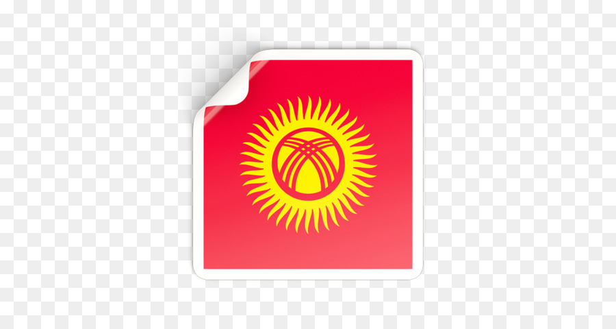 Marke Flagge von Kirgisistan - andere