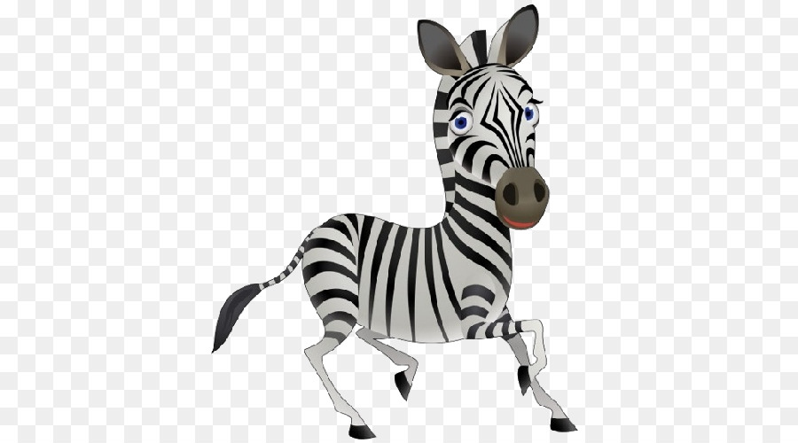 Cartoon-Zebra-ClipArt - niedliche zebra