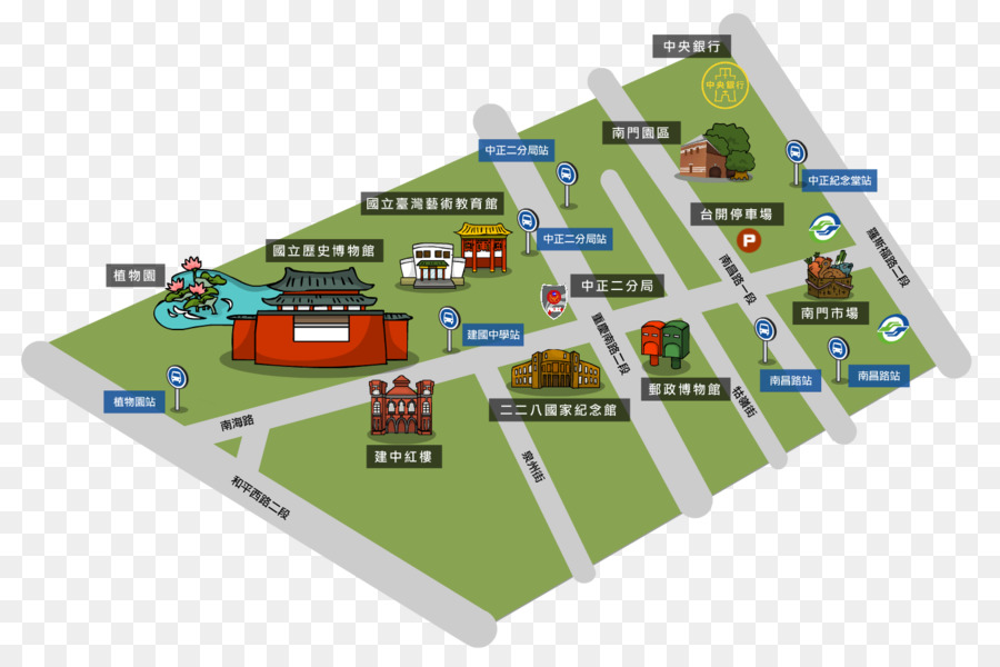 Museo nazionale di Storia della zona Residenziale del Ministero della Cultura Mappa - Mappa di Taiwan