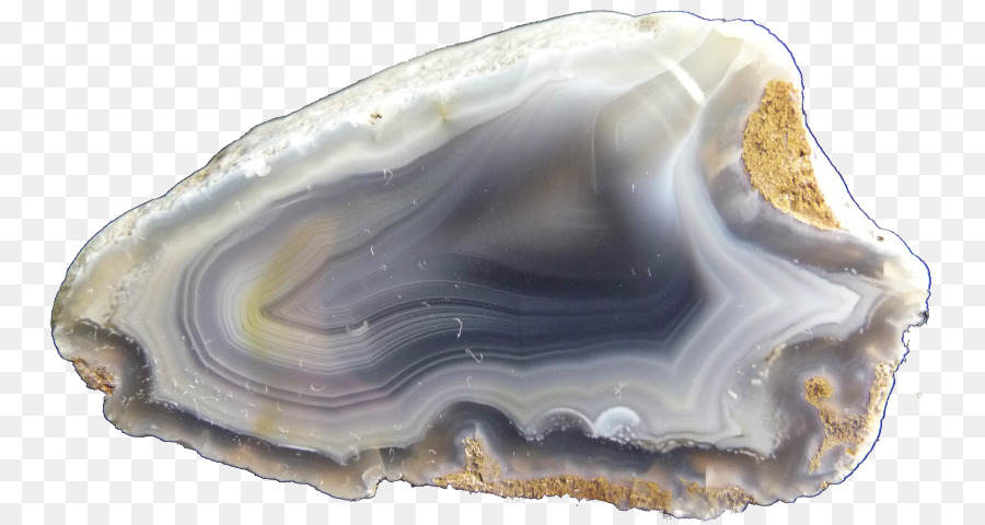 Clam Minerale Mascella - pietra di agata