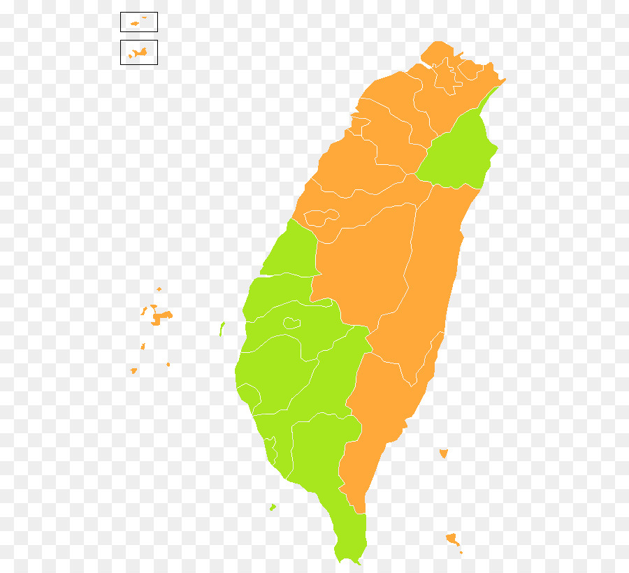 Taiwan Mappa Ecoregione Organismo - mappa