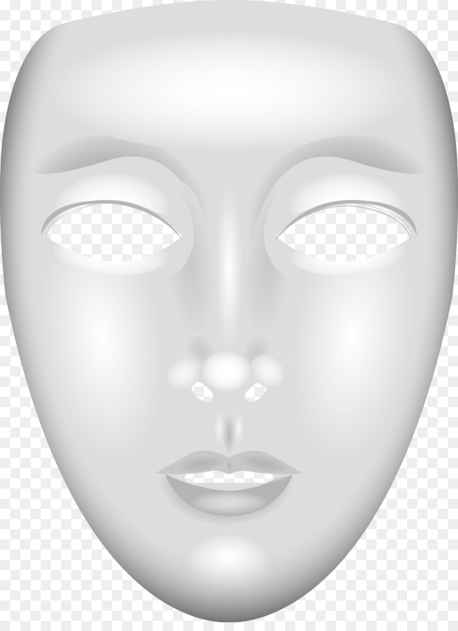 Maske-Silhouette - Maske