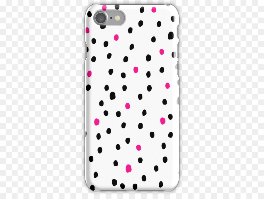 Apple iPhone 8 Plus iPhone X gepunktet Samsung Galaxy A3 (2017) - pink polka dots