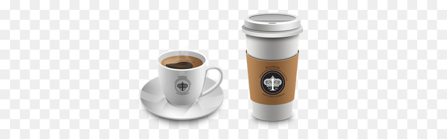 Espresso Coffee cup-Doppel-Kaffee - Kaffee