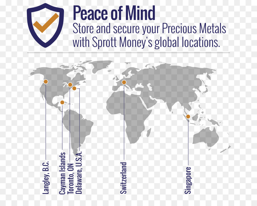 Mappa del mondo Mappa Vettoriale - la pace della mente
